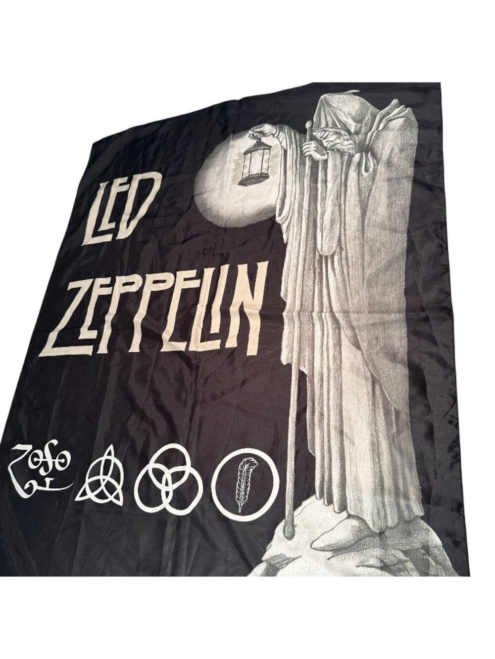 Led Zeppelin Stairway Heaven Wall Tapestry 2004 Hermit Design Mythgem Vintage